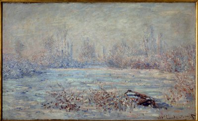 Gelo vicino a Vétheuil nel 1880 da Claude Monet