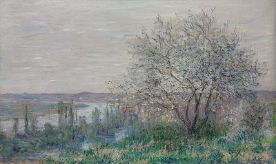 Atmosfera primaverile a Vétheuil da Claude Monet