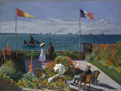 Giardino a Sainte-Adresse da Claude Monet
