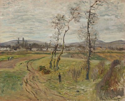 Pianura di Gennevilliers; La Plaine de Gennevilliers, 1877 da Claude Monet