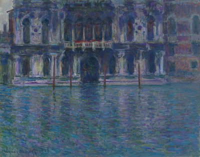 German: Der Palazzo Contarini Le Palais Contarini da Claude Monet