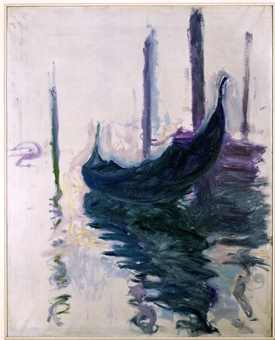 Gondole a Venezia, 1908 da Claude Monet