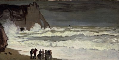 Grosse mer à Etretat da Claude Monet