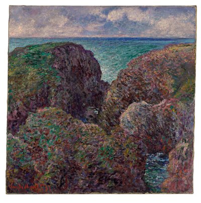 Gruppo di rocce a Port-Goulphar, 1887 da Claude Monet