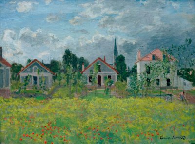 Case ad Argenteuil da Claude Monet