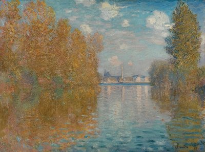 Atmosfera autunnale ad Argenteuil da Claude Monet