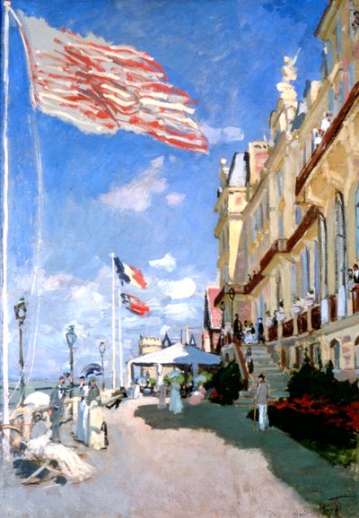 Hotel des Roches Noires, Trouville, 1870 da Claude Monet