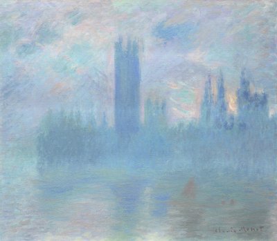 Palazzo del Parlamento, Londra, 1900-01 da Claude Monet