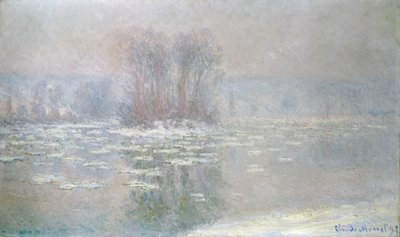 Ghiaccio a Bennecourt, 1898 da Claude Monet