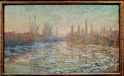 Ghiaccio o debacle sulla Senna. Dipinto di Claude Monet da Claude Monet