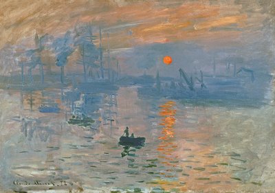 Impressione, levar del sole, 1872 da Claude Monet