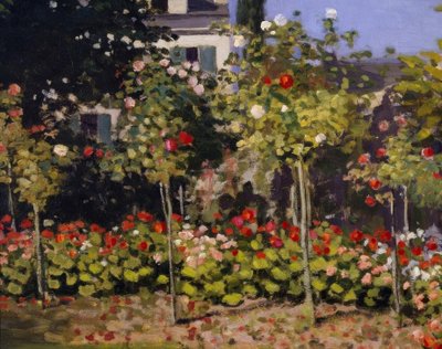 Giardino in fiore da Claude Monet