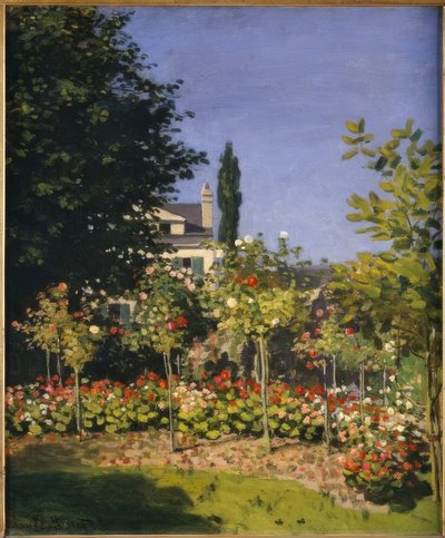 Giardino in fiore da Claude Monet