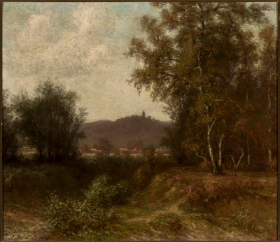 Paesaggio rurale con alberi da Claude Monet
