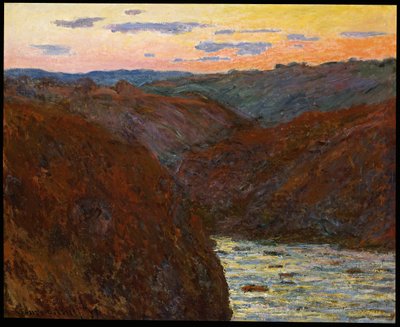 La Creuse, tramonto da Claude Monet