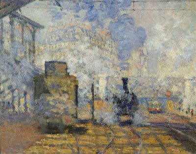 La stazione di Saint-Lazare da Claude Monet
