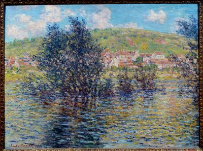 La Senna a Vétheuil, effetto del sole dopo la pioggia da Claude Monet