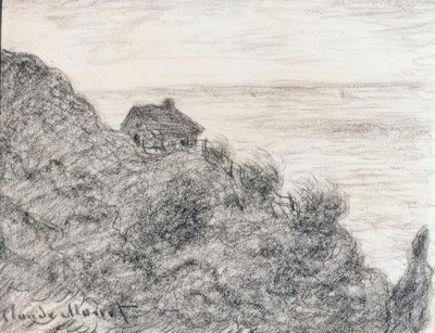 La capanna dei doganieri vicino a Pourville da Claude Monet