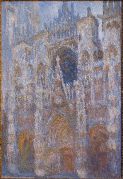 La cattedrale di Rouen. Il portale, sole del mattino da Claude Monet