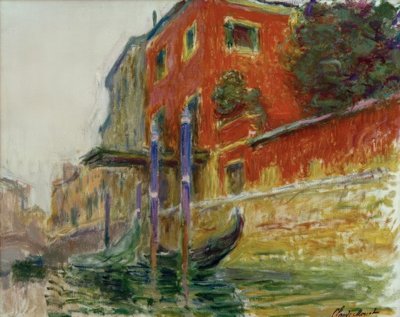 La casa rossa, bozzetto da Claude Monet
