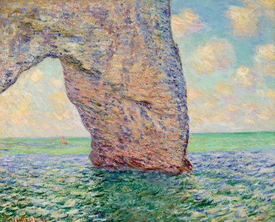 La Manneporte a Etretat (La falesia a Etretat) da Claude Monet
