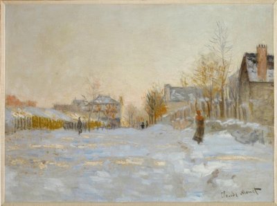 La neve ad Argenteuil da Claude Monet