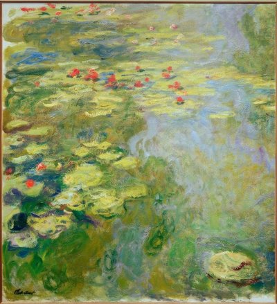 Il bacino delle ninfee (parte sinistra) da Claude Monet