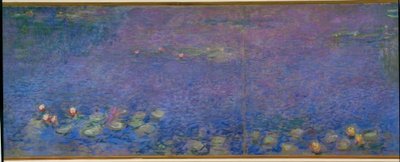 Lo stagno delle ninfee senza salici, Mattino da Claude Monet