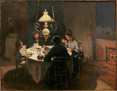 La cena da Claude Monet