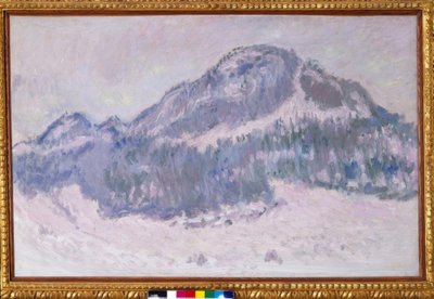 Il Monte Kolsaas in Norvegia (Monte Kolsaas, riflessi rosa) da Claude Monet