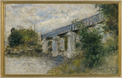Il ponte ferroviario, Argenteuil da Claude Monet