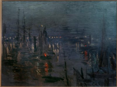 Il porto di Le Havre, effetto notte da Claude Monet