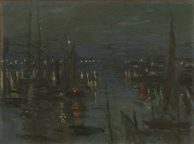 Le Port du Havre, Effet de Nuit, 1873 da Claude Monet