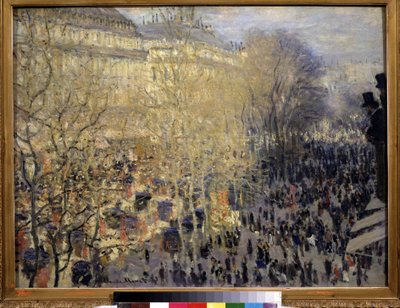 Il boulevard des Capucines da Claude Monet
