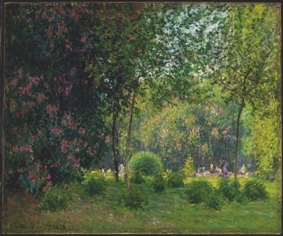 Il parco Monceau da Claude Monet