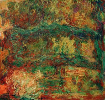 Il ponte giapponese (Ninfee, il ponte giapponese) da Claude Monet