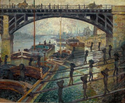 Gli scaricatori di carbone da Claude Monet