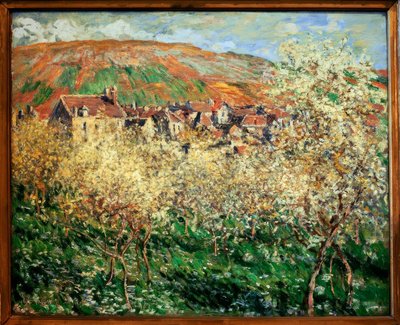Prugni in fiore a Vetheuil da Claude Monet