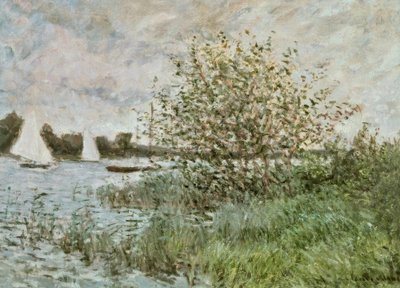 Le rive della Senna vicino ad Argenteuil da Claude Monet