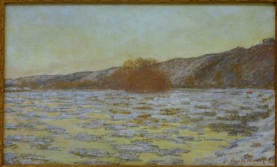 I ghiacci, effetto del crepuscolo da Claude Monet