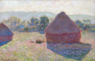 Les meules a midi da Claude Monet