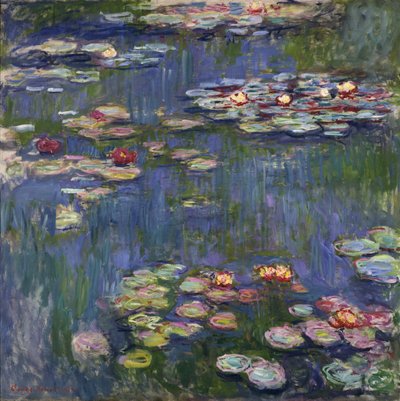 Le ninfee a Giverny da Claude Monet