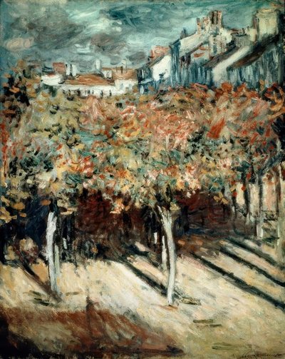 I tigli a Poissy da Claude Monet