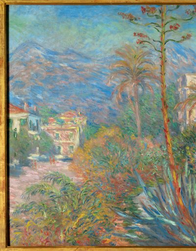 Le ville a Bordighera, 1884 (olio su tela) da Claude Monet