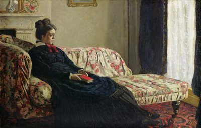 Meditazione, o Madame Monet sul divano da Claude Monet