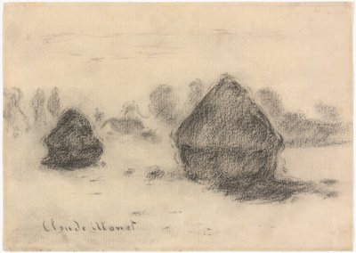 Monet - Cataste di grano, 1891, 2013.986 da Claude Monet