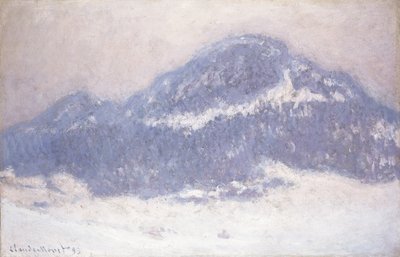 Monte Kolsaas, tempo nebbioso, 1895 da Claude Monet