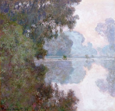 Mattina sulla Senna, vicino a Giverny, 1896 da Claude Monet