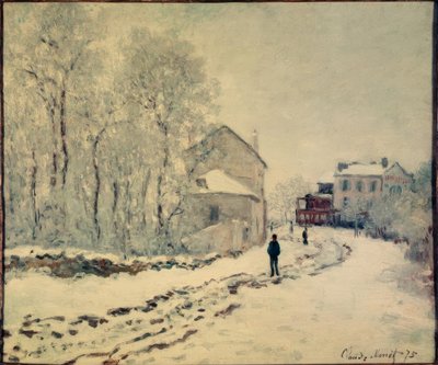 Neve ad Argenteuil da Claude Monet