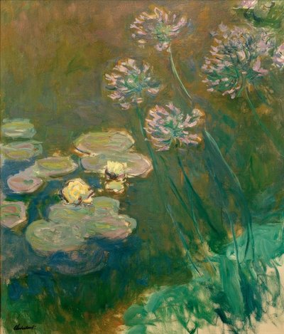 Ninfee e Agapanthus da Claude Monet